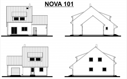 Zajímavá úprava domu Nova 101